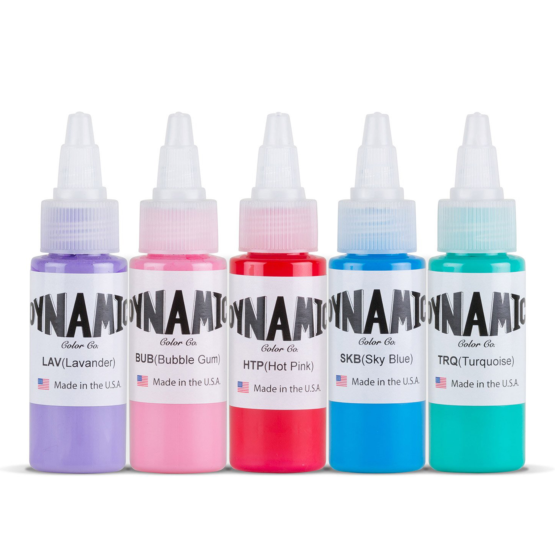 SET DE COLORES DYNAMIC TATTOO INK CANDY SET 1oz