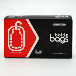 CUBRE BOTELLA 8oz TRANSPARENTE DARKLAB 500 UNID
