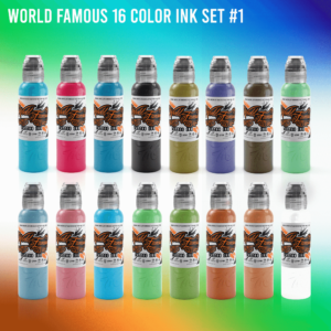 SET 16 COLORES WORLD FAMOUS #1
