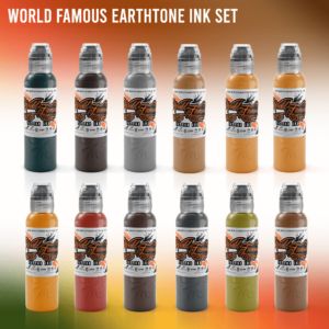 SET 12 COLORES EARTHTONE WORLD FAMOUS 1OZ